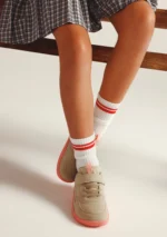 Zapatillas Barefoot Beige y Rosa REF: 80402-Rosa - Imagen 3