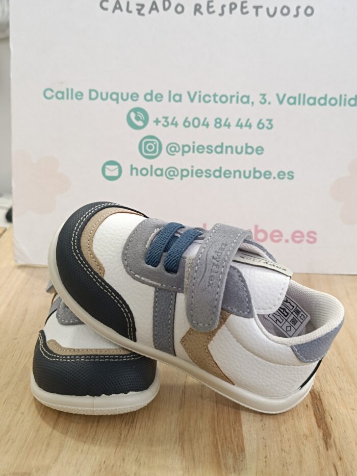 Deportivas Respetuosas ZapyFlex Metz Hielo-Navy - Imagen 3