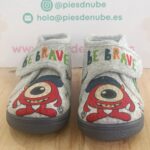 Zapatillas Casa Zapy Mostruo Gris