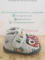 Zapatillas Casa Zapy Mostruo Gris - Imagen 3
