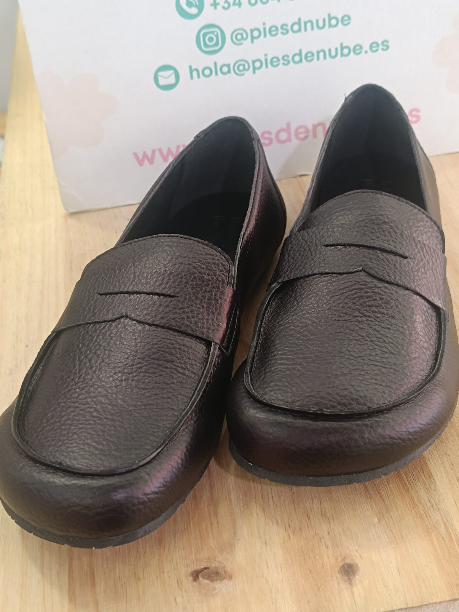 1000116998 Mocasín negro barefoot Coqueflex - Imagen 1