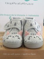 Zapatillas Casa Zapy Gato Gris - Imagen 2