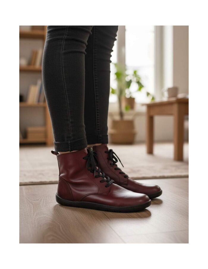 Botín Barefoot Mujer Zen 2753 Piel Negra - Vivant - Imagen 2