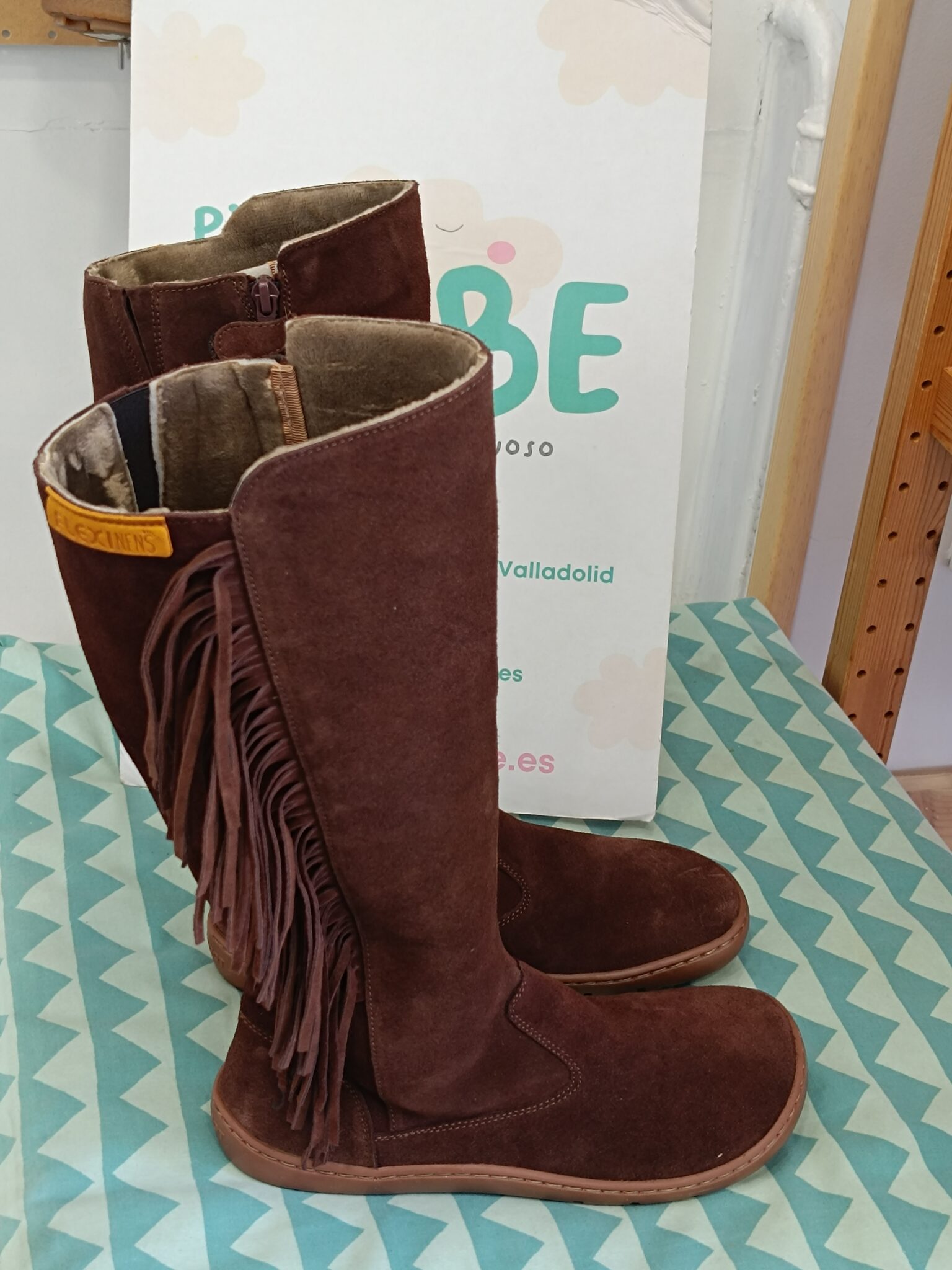 1000120842 Botas Altas Barefoot Flexi Nens 9090-S MERINILLA/SERRAJE ROBLE - Imagen 1