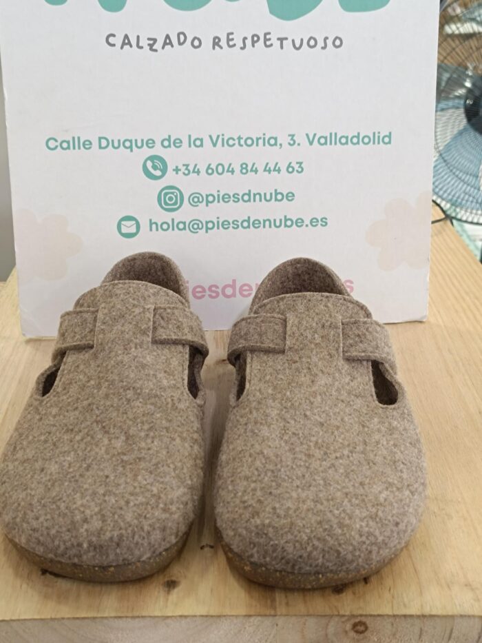 Zapatillas Casa Fieltro Vivant Marrón - Imagen 3
