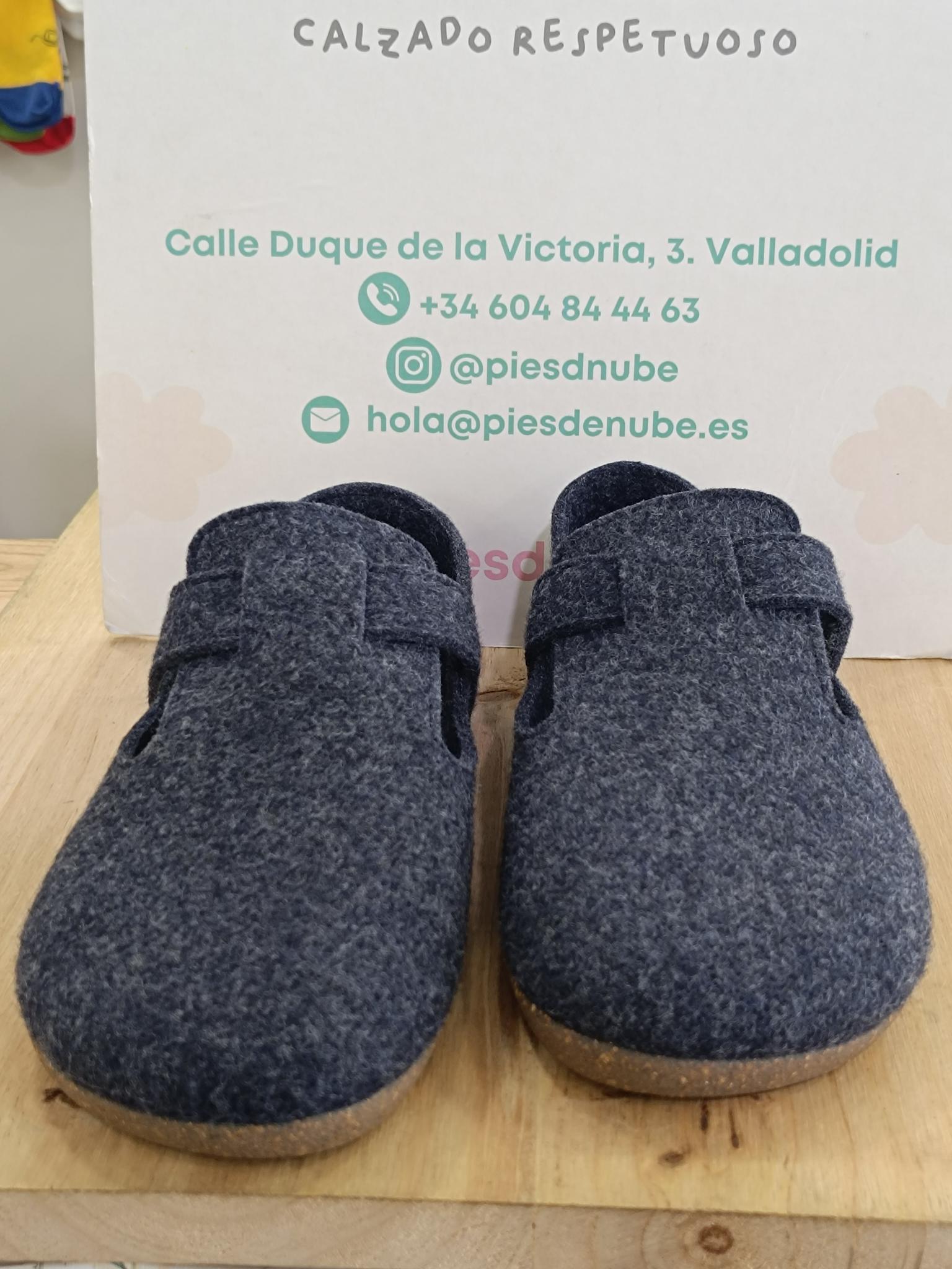 1000121427 Zapatillas Casa Fieltro Vivant Marino - Imagen 1
