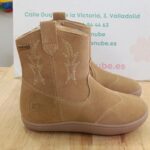 Bota Piel Menbrana Waterproof Camel Detalles