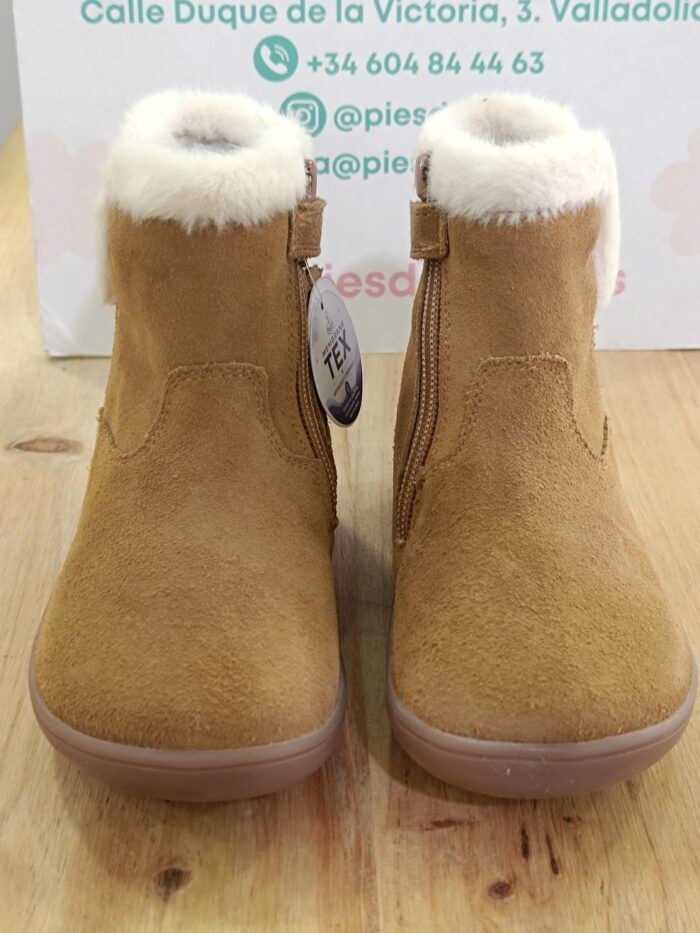 Bota Piel Menbrana Waterproof Camel Pelo - Imagen 2