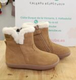 Bota Piel Menbrana Waterproof Camel Pelo